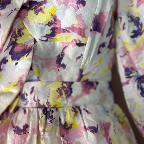 NEW With Tags Lait Floral Bubble Ruffle Mini Dress! - Picture 6 of 11